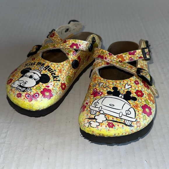 Birkenstock Birki’s Disney Kiss Me Quick Buckled Clogs - Picture 1 of 10